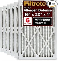 Filtrete 16x20x1 Ac Furnace Air Filter, Merv 11,