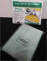 34x36-in waterproof sheet protector and a