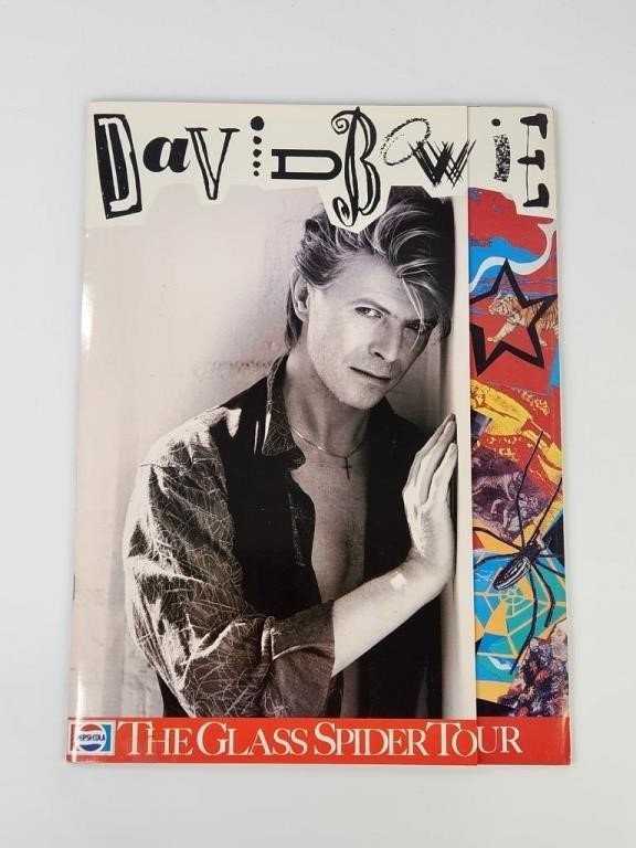 DAVID BOWIE THE GLASS SPIDER TOUR PROGRAM