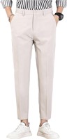 Men's Straight Fit Flat Front Pant, 32W-32L