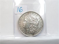 1885 P Silver Morgan Dollar $1 90%