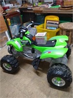 Child's Kawasaki ATV 24V Runs w/ Battery & Charger
