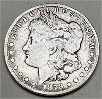 1878-CC Morgan Silver Dollar, VF