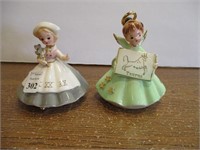 2 "AS IS" Josef's Originals Angel/Doll Figurines