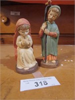 Vintage Dickmal Creations Joseph & Mary Figurines