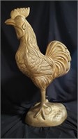 Large cast aluminum rooster