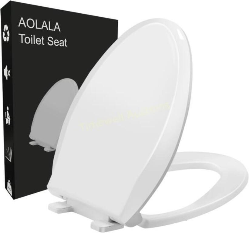 AOLALA Elongated Toilet Seat  Soft Close