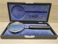 100Yr Old Professional Magnifying Glass in Case
