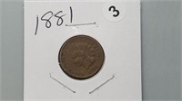 1881 Indian Head Cent rd1003