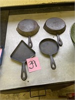 small cast iron skillets