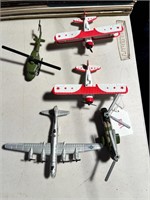 5pc Diecast Aircraft-Road Champs, Others