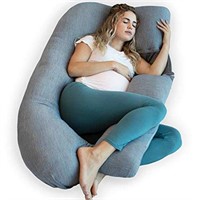 PharMeDoc Pregnancy Pillow with Cooling Cover