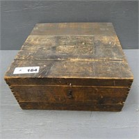 Primitive Wooden Box, Early Photographs