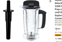 Replace for Vitamix Blender Pitcher 64oz