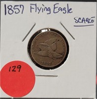 1857 FLYING EAGLE CENT