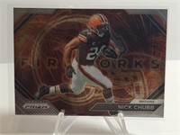 2023 Panini Prizm Fireworks Nick Chubb