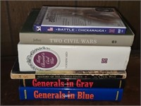 Lot of 6 Civil War Type Books