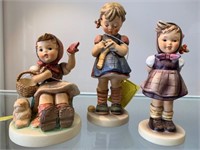 3 Vintage Goebel / Hummel Figurines