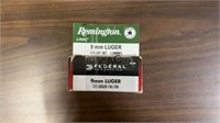 88+/-rds Assorted 9mm Luger