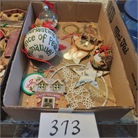 Box Lot of Christmas Ornaments