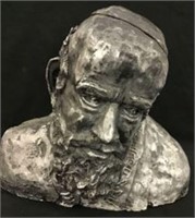 Rabbi Bust Sculpture
