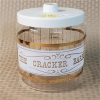 Vintage 1960's Pyrex Cracker Barrel Jar