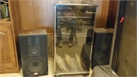 Sansui stereo, speaker, record player & Walkman