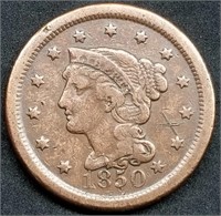 1850 US Large Cent, Better Grade