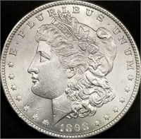 1898-P US Morgan Silver Dollar BU Gem