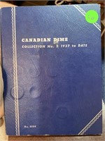 CANADIAN DIME BOOK SILVERS