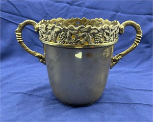 Vintage Brass “Andrea” Wine/Champagne Ice Bucket