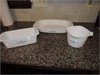 Collection of Three Corning Ware Pans