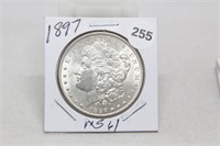 1897 MS61 Morgan Silver Dollar