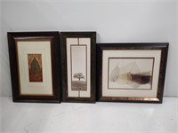 3 Framed Prints