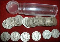 $5 Roll of Mixed Date Mercury/Winged Liberty Dimes