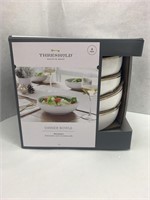 (6x bid) Threshold 4pk Dinner Bowls