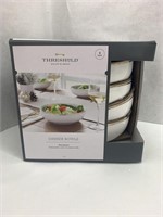 (12x bid) Threshold 4pk Dinner Bowls