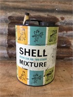 Shell 2 Stroke Mixing Can
