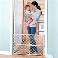 Evenflo Position and Lock Baby Gate Tan Tan