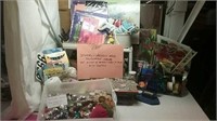 Misc lot of estate craft items
