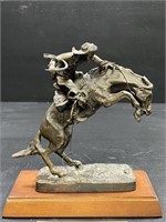 Frederic Remington "Bronco Buster" Hot Cast Bronze