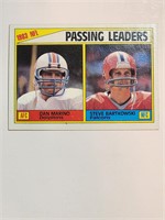 1984 TOPPS FOOTBALL CARD DAN MARINO PASSING LEADER