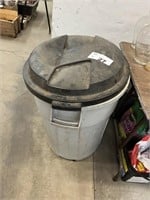 LRG. GARBAGE CAN W/ MISC. GRASS SEED AND MORE