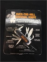 Over the hill survival knife
