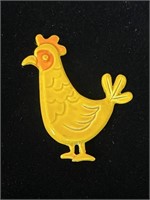 Rooster Brooch Pin