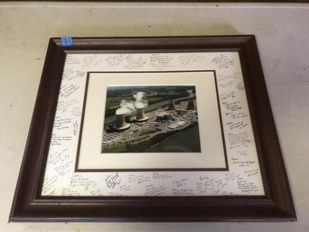 3 Mile Island Picture With Signatures