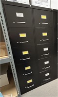 5 DRAWER LETTER SIZE VERTICAL FILE