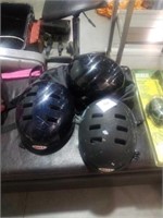 3 bike helmets