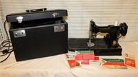 Singer 221K Sewing Machine in Case, works