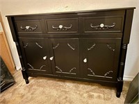 Black Entry Cabinet